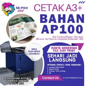 Cetak Kertas AP100 A3+ 32x48cm