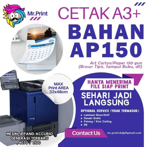 Cetak Kertas AP150 A3+ 32x48cm