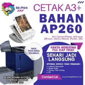 Cetak Kertas AP260 A3+ 32x48cm