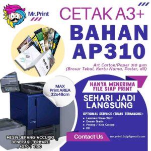 Cetak Kertas AP310 A3+ 32x48cm