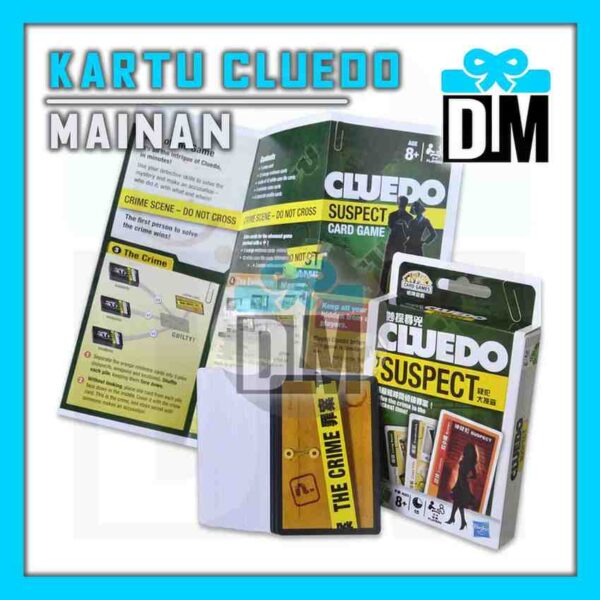 Mainan Kartu Cluedo Suspect