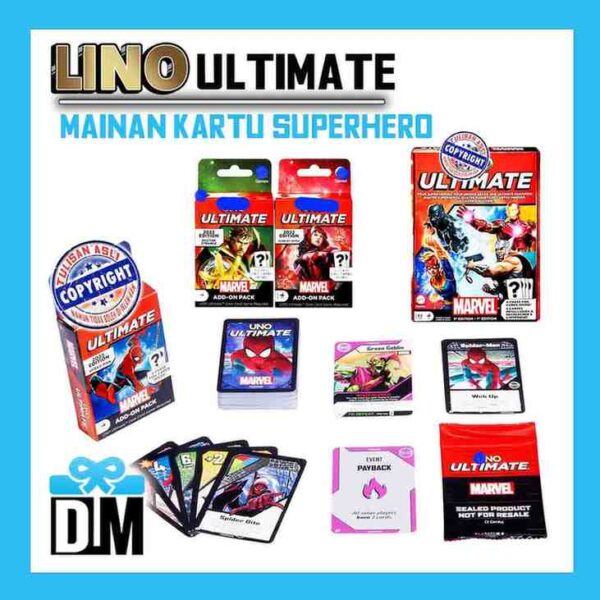 Mainan Kartu LINO Ultimate Super Hero