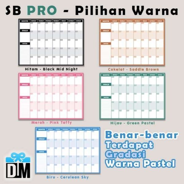 Schedule Board 70x50cm SB Pro