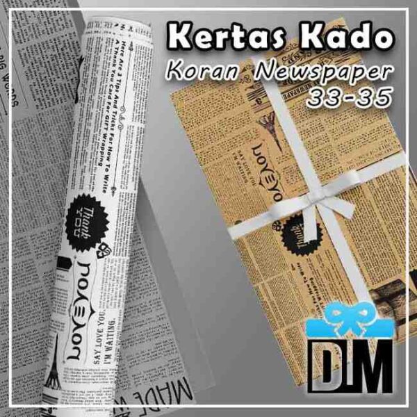 Kertas Kado Koran NewsPaper