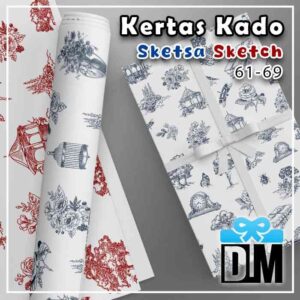 Kertas Kado Sketsa Sketch