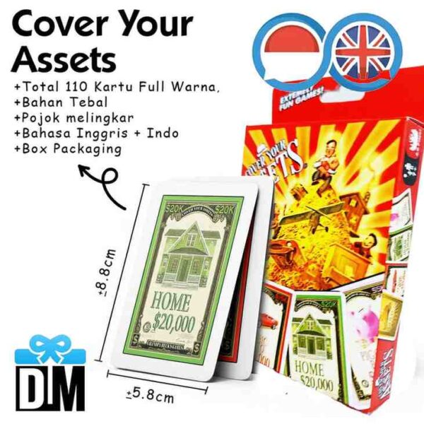 Mainan Kartu Cover Your Asset