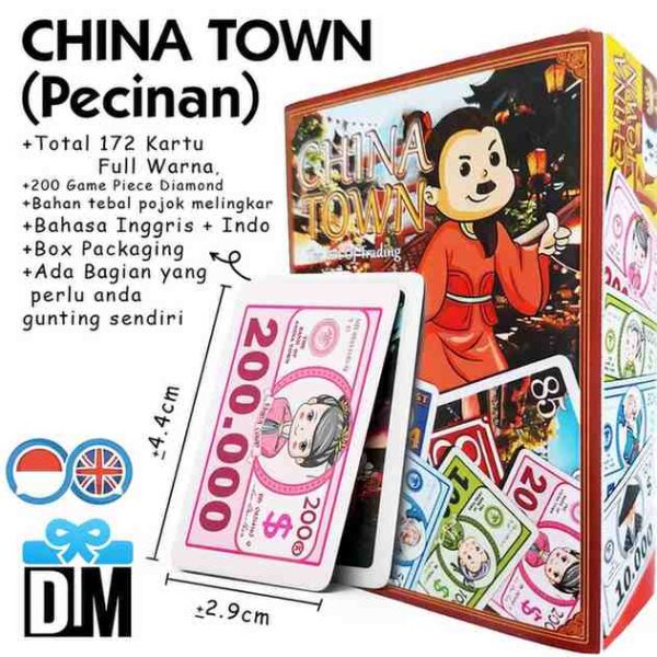 Mainan Kartu China Town Kota Cina