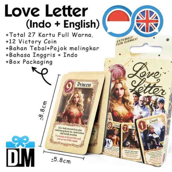 Mainan Kartu Love Letter