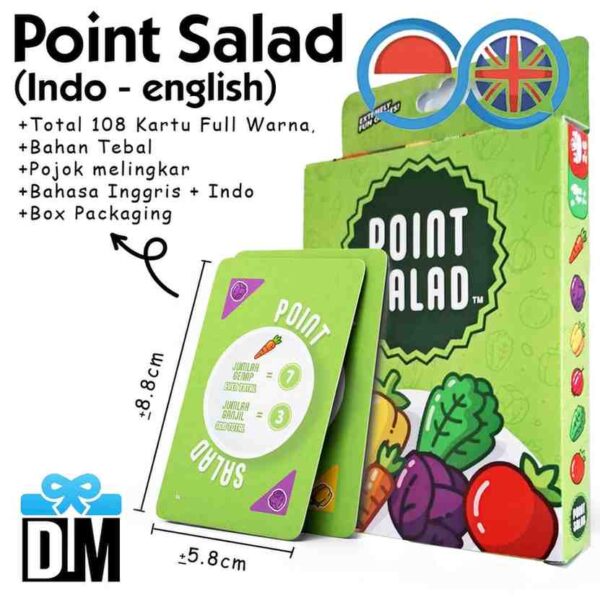 Mainan Kartu Point Salad