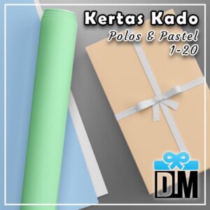 Kertas Kado Pastel Warna Polos Simple Aesthetic