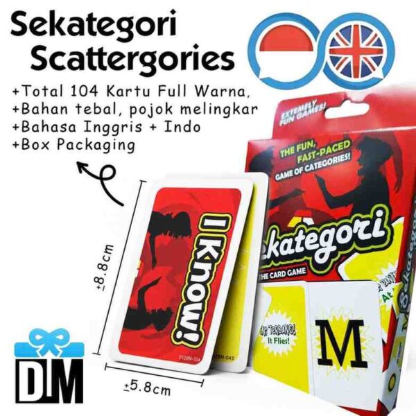 Mainan Kartu Sekategori Scattergories