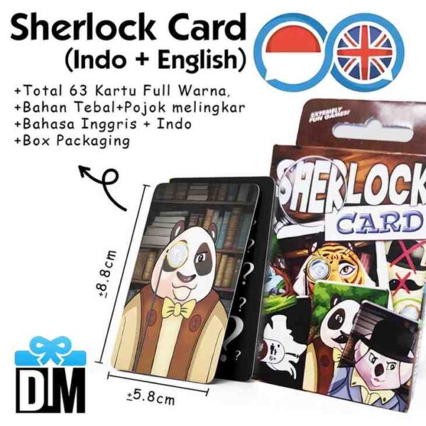 Mainan Kartu Sherlock Card