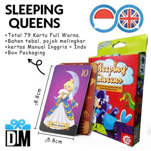 Mainan Kartu Sleeping Queens