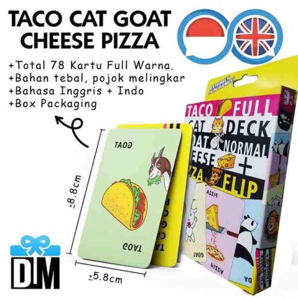 Mainan Kartu Taco Cat Goat Cheese Pizza
