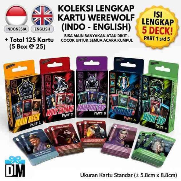 Mainan Kartu Werewolf