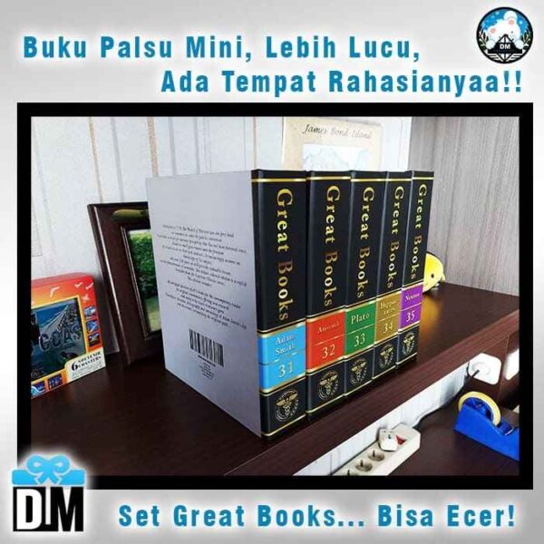 Buku Palsu Pajangan Kecil Dummy Book