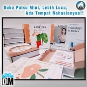 Buku Palsu Pajangan Kecil Dummy Book