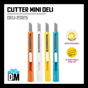 Cutter DELI Kecil 9mm 2025