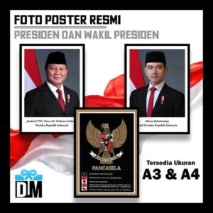 Poster FOTO PRESIDEN DAN WAKIL PRESIDEN