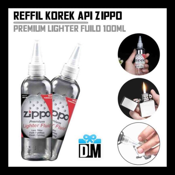 Refill Isi Minyak Zippo 100 ML Bahan bakar Korek Api Minyak Isi Ulang