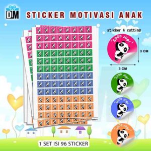 Sticker Motivasi Anak Reward Anak Good Job