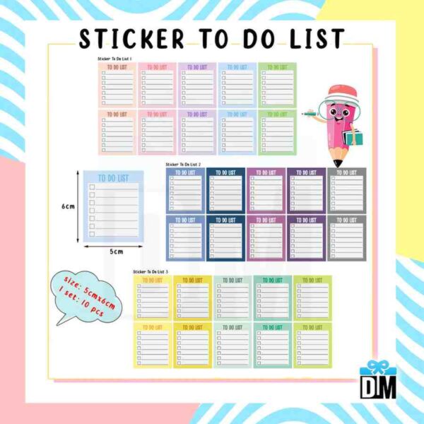 Sticker To Do List