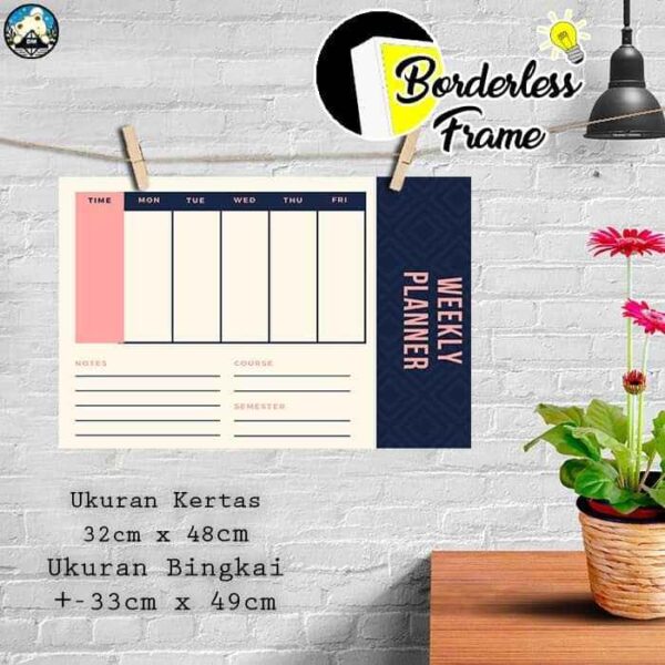 Schedule Weekly Planner Kode WP06