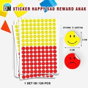 Sticker Happy Sad Senang Sedih Reward Chart Kids