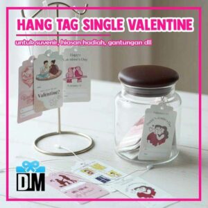 Hang tag Valentine Single