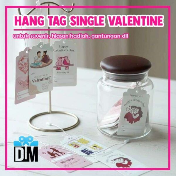 Hang tag Valentine Single