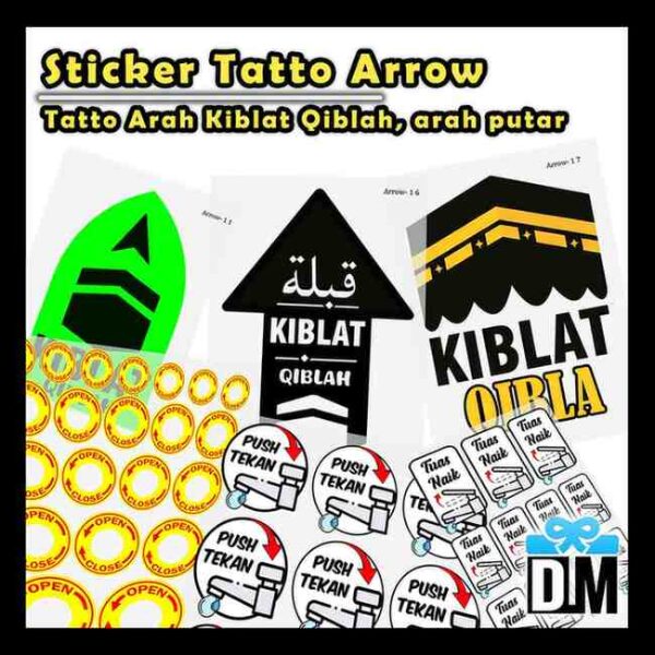 Tato Tatto Kiblat Arrow