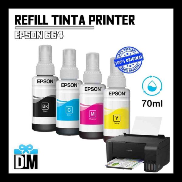 Isi Tinta Refill Printer 664